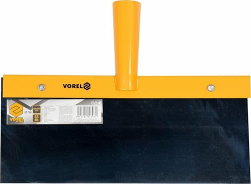 VOREL Grattoir à béton | Différentes tailles au choix | Lame en acier à ressort | Charnière anti-choc | Grattoir à ressort en acier 35 cm