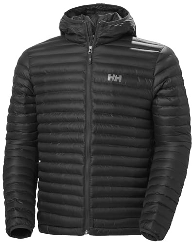 Helly Hansen Hombres Chaqueta con capucha Sirdal Isolator, Negro, M