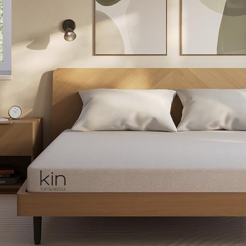 Kin By Tuft & Needle Firm 6 Full Adaptive Foam Mattress in a Box, Cooling Pressure Relief, Balanced Support, 100 Night Trial, Fiberglass-Free, CertiPUR-US, 10-Year Limited Warranty