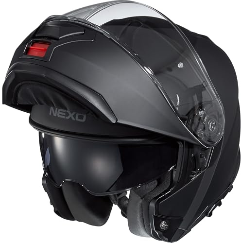 Motorrad Roller Scooter Quad Klapphelm Comfort II Mattschwarz M