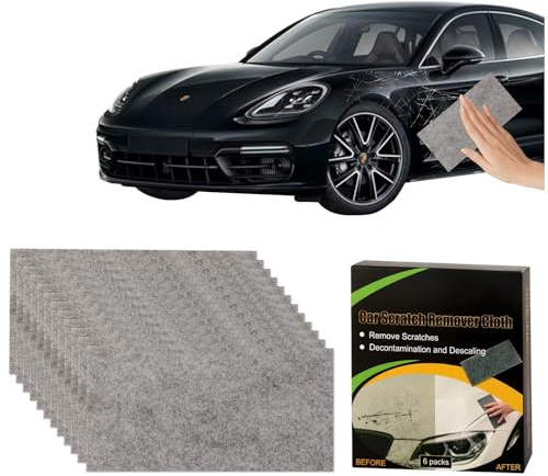 CUINIUNAID 12 Stück Nano Sparkle Tuch Magic Auto Kratzer Entferner Reparatur Nanosparkle Tuch Car Scratch Remover für Reparatur von Leichten Kratzfarben Lackpflege Autoreinigung