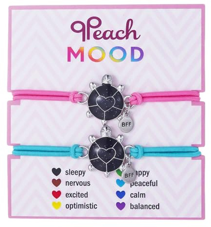 Kinretixia Bracelet Dragon Tortue Changement de Couleur - Capteur d'Humeur et Température pour Femme - BFF et Cadeaux d'Invités