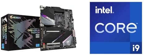 Gigabyte Z690 AORUS Tachyon + Intel® Core™ i9-14900KF Desktop Processor 24 cores (8 P-cores + 16 E-cores) up to 6.0 GHz
