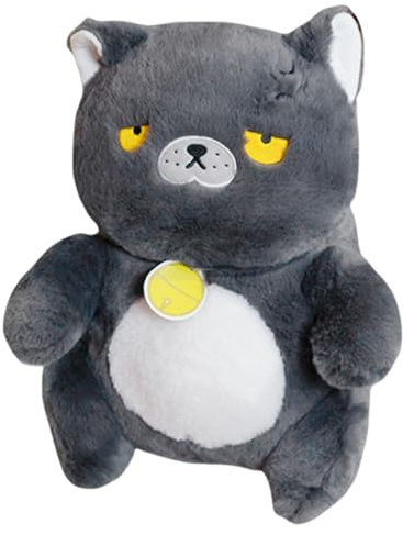 Generico Peluche Gatto | Morbido Peluche Confortevole Giocattoli,Giocattolo Confortevole,per Bambini Ragazzi Adulti per Gioco Nanna Camera da Soggiorno Studio Divano Compleanno e Festività