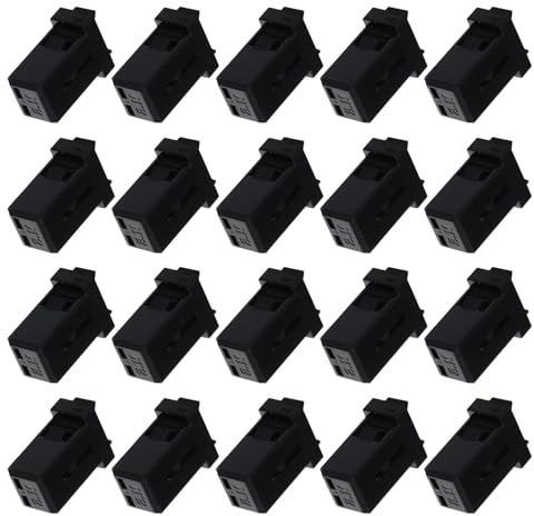 Gadpiparty 100pcs Push Clip Trash Can Lid Locks, Universal Replacement Lock Button for Indoor Garbage Bin, Diaper Pail Cover, Bathroom Waste Basket Fastener