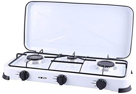 MUVIP Cuisinière à gaz 3 feux Blanc