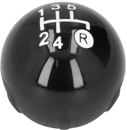 Deror 5-Gang-Schaltknauf, passend für Fiat 500 500C 2007 2008 2009 2010 2011 2012 2013 2014 2015 2016 2017 2018 LHD RHD