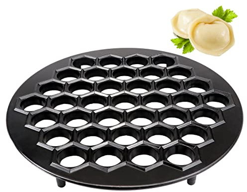 DOERDO DD Ravioli Maker Dumplings Mold, Black | Pelmeni Meat Dumplings Maker, Handmade Dumpling Cutter, For Pelmeni Dumpling