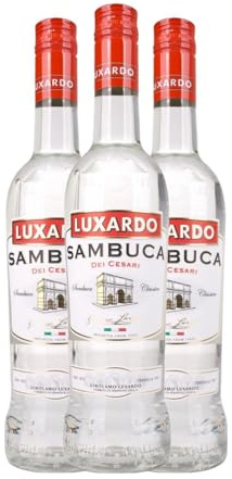 Anisado Luxardo Sambuca dei Cesari 70 cl (Caja de 3 Botellas de 70 cl)