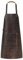 GlobeeCraft Tablier Barbecue Homme en Cuir Marron - Tablier de Barbecue avec Poche pour Accessoires. Imperméable et Professionnel.