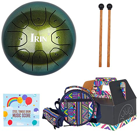 5 5 Zoll 14CM Stahlzungentrommel 8 Noten C Dur Gestimmtes Schlaginstrument Handpan Trommel Mit Tasche Musikbuchschlägel