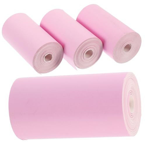 CANIGHT 4 Rollen Thermodruckpapier Kassenpapierrollen Thermopapier Für Supermärkte Langlebiges Druckerpapier Papierrolle Zum Drucken