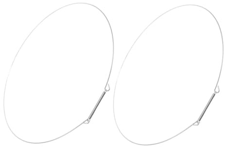 Waschmaschinen Türdichtungsring aus Stahldraht 36cm, 2 Stück | Silber, für Frontlader Faltenbalg, Ersatzteil für Trommelabdichtung, Stabile Fixierung