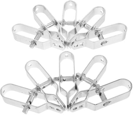 ABOOFAN 10Pcs Heavy Duty Wire Tool Tensioners for Secure Cable Tightening Iron Wire Mesh Fence Clamps for Garden Outdoor Use and Industrial Applications