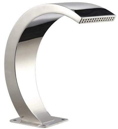 Vasca da bagno, cascata, giardino, cascata, in acciaio inox, fontana, cascata, cortile, piscina, paesaggio, fontana, uscita cascata, 250 x 105 mm