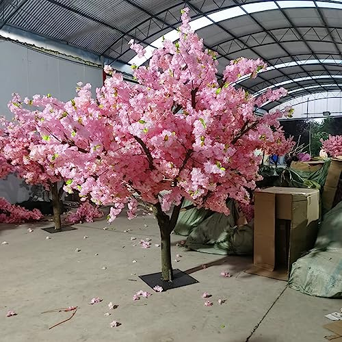 1x0,6m / 3.2x1,9ft arbre de fleur de cerisier artificiel japonais, rose grande plante artisanale Fake Sakura Silk Flower Decoration Souhing Tree for Wedding Event Party Restauran 1,5 * 1,5m /