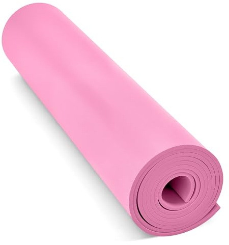 Do²ping Rosa Gomma Eva Cosplay, 3mm Rotoli di Schiuma Eva, 34x124.5cm con Alta densità 86kg/m3 per Il Progetto di Fai da Te Costume Carft (3mm Rosa)