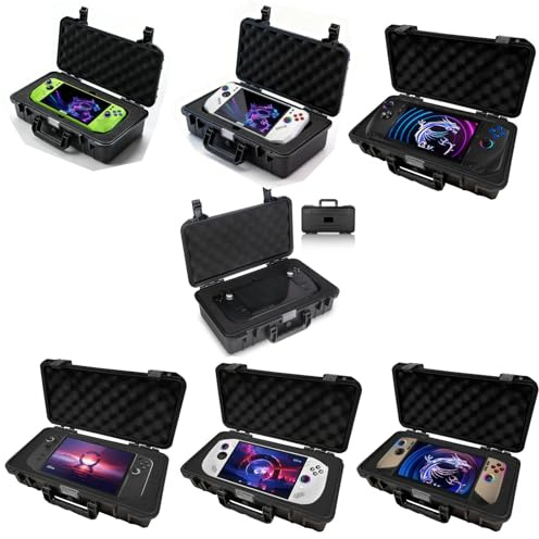 JYGamhanbil Schutzhülle Tragetasche wasserdichte Tasche für Gaming Handheld | Hartschalen Reisetasche Hülle für Lenovo Legion Go S/GO 2/Go 8.8,für MSI Claw 8 AI+/Claw A1M,für Steam Deck Konsole Zubehör