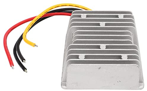 Wakects Regolatore Convertitore di Tensione da 36 V a 12 V Trasformatore Impermeabile in Alluminio per Carrello Elevatore da 120 W Ad Alta Efficienza Energetica