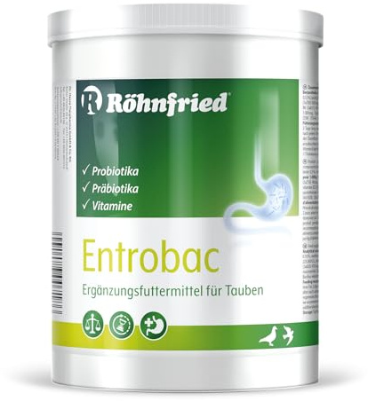 Röhnfried Entrobac - für die optimale Darmflora bei Tauben mit probiotischen Bakterien (600 g)