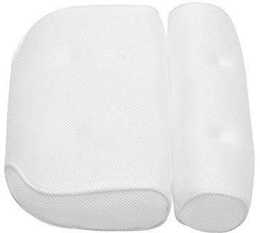 HAIBI Badewannenkissen, 3D Mesh Hals Zurück Qualität Badewanne Spa Kissen Kissen Nacken Zurück Unterstützung Schaum Komfort Badewanne