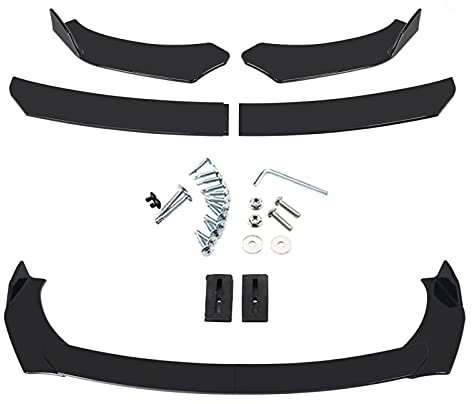 Luckxing Spoiler De Séparateur De Protection, Universel Kit De Pare-Chocs Avant De Voiture, Spoiler Séparateur De Lèvre De Pare-Chocs