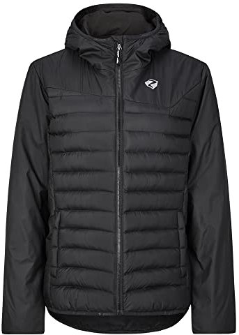 Ziener Damen NANTANA Wärme-Jacke Outdoor/Skitour | winddicht, Wolle, PFC frei, black, 42