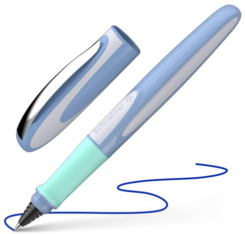 Schneider Ray Stylo roller (rechargeable avec cartouches d'encre standard, convient pour droitiers et gauchers) 1 Pièce, Fresh