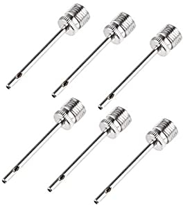 1/5/10/30 stücke Inflator Pumpe Nadel Ball Pumpe Nadel for Fußball Basketball Volleyball Ventil Adapter Luft Inflation Kits Silber Pin (Color : 5pcs)