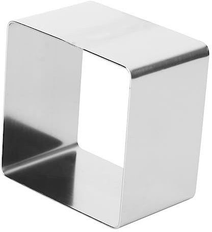 LIFKOME Square Mousse Ring Stainless Steel Cake Ring Mousse for Cake Baking Pastry Mould Baking Tool