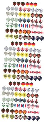 Milisten 3er-Sets Standard-heckflügel-zubehör Für Den Sport – Langlebiges Material Feine Muster Verbesserte Balance Heckflügel Für Freunde Und Familie 60 Stück X 3