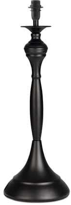 Lighting Supermarket Messini Large Black Elegant Candlestick Table Lamp Base Only