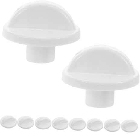 NUOBESTY 10pcs Electric Fan Replacement Knobs Timer Switch Knob Replacement Fan Speed Control Knob Speed Control Knob Replacement Part Timer Knob Fan Control Knob Switch Knobs Plastic White
