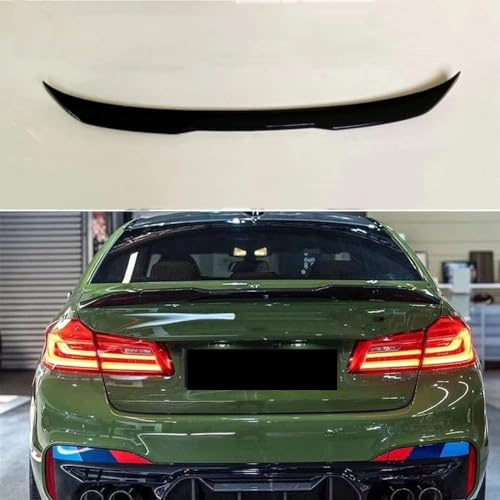 DdaiXQ Auto Heckspoiler für BMW 5er G30 F90 M5 2017 2018 2019 2020 2021, Auto Schwanz Spoiler Flügel Heckflügel Kofferraumspoiler Rear Spoiler Flügel Lippe