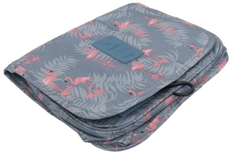 BESTYASH Trousse De Maquillage Voyage Capacité Spacieuse Sac De Toilette Étanche Et Suspendable Pochette De Rangement pour Cosmétiques Et Accessoires De Voyage