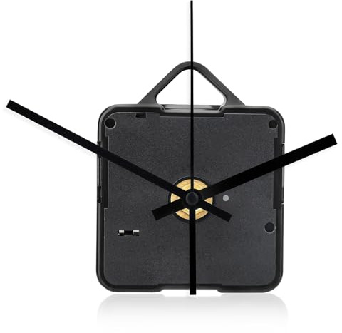 EEEKit Kit Meccanismo Orologio al Quarzo Silenzioso, Motore Movimento Orologio a Batteria per Sostituzione DIY Riparazione Orologi da Parete