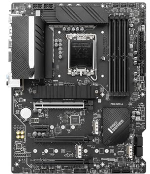 Scheda Madre Carte mère Fit for MSI Pro Z690-A DDR4 LGA 1700 ATX Z690 Compatible processeur 12e génération I5-13600KF I7-13700KF I9-13900KF 4xDDR4(OC) M.2 SATA III