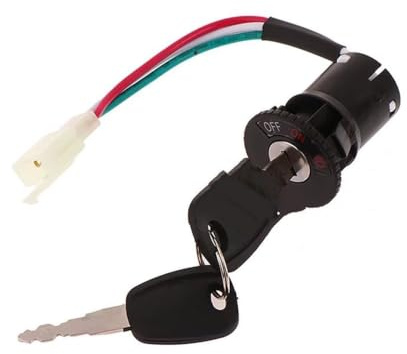 Moto Blocchetto Accensione Per Moto Bici Elettrica Scooter Universale Chiave Interruttore Accensione E-bike Filo 1 Set(L)
