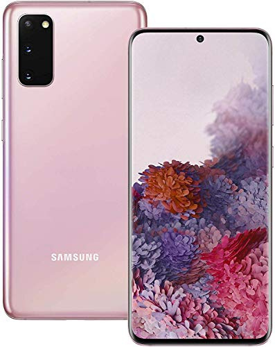 Samsung Galaxy S20 128GB Speicher Rosa 8GB RAM 4.000mAh Akku 4G AI Handy Android 15 Smartphone ohne Simlock ohne Branding