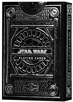 SOLOMAGIA Star Wars Dark Side Silver Edition Playing Cards (Graphite Grey) by theory11