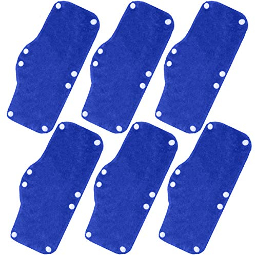 Healifty 6 Stücke Schutzhelm Schweißband Kühlung Bauhelm Liner Waschbar Wiederverwendbar Schnapp Frottee Schweißband Radfahren Stirnband für Helm Hut Arbeitshelm