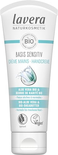 Lavera Naturkosmetik - Crème Mains Réparatrice - végan -ALOE VERA BIO & Beurre de Karité BIO - 75ml