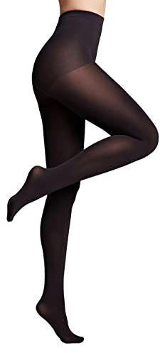 Conte elegant VELOUR ACTIVE 100 DEN Figurformende Strumpfhose mit Glitzer | 93% Polyamid, 7% Elasthan aus 3D-Mikrofaser mit Schlankheits-Korrektur, matt und blickdicht – formt Bauch, Taille und Hüfte.