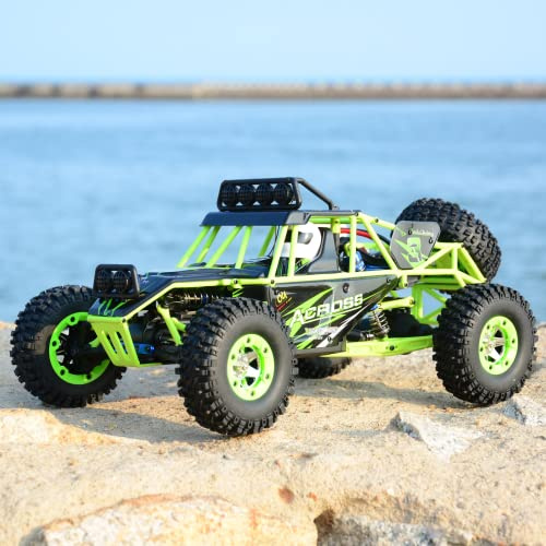 WLtoys YuqiaoTime 12427 RC Car 4WD 1/12 2.4G 50KM/H High Speed Monster Vehicle Remote Control Car RC Buggy Off-Road (12427 1B)