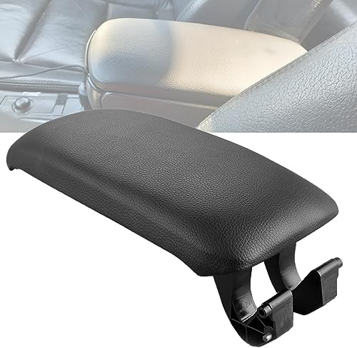 Heart Horse OEM 8P0864245P Coperchi braccioli per Auto per A3 8P 2003-2012 | Copertura Console Centrale Bracciolo della Console Centrale per A udi, A3 8P Ricambio Coperchi Braccioli, Nero pelle