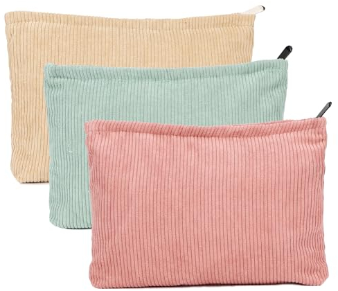 Kosmetiktasche Damen 3 Stück Multifunktionaler Kosmetiktäschchen Reise Makeup Tasche Portable Aesthetic Bag Kulturbeutel Schminktasche Taschen für Kosmetik Handtasche