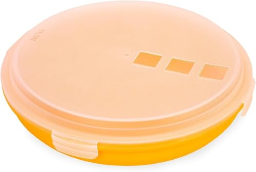 IBILI 749100 Tortilla Box, Plastic, Orange, 26 cm (Pack of 5)