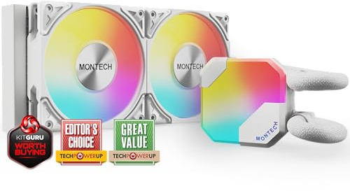 Montech Kit Watercooling AIO HyperFlow RGB - 240mm (Blanc)