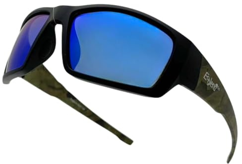 Eaglens.54 Lunettes de Soleil Polarisées Hommes Femmes Mode Été Vacances Extérieur Conduite Pêche Léger TR90 Incassable Cadre UV400 Protection Carré