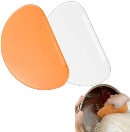 2 espátulas de masa, tarjeta de masa, tarjeta de masa, de plástico, espátula para pizza, utensilios de cocina para tartas, pizza, corte de pan, utensilios de cocina para panaderos, principiantes